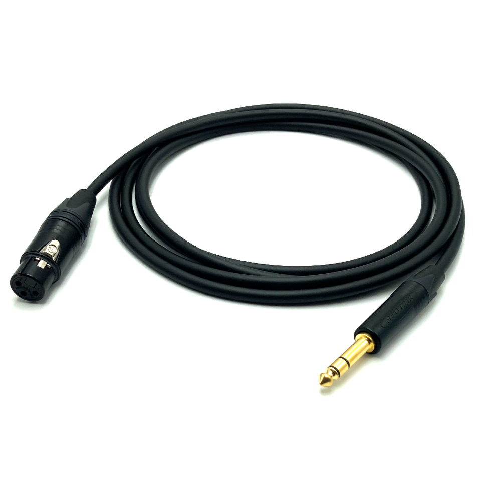 Mogami Neglex Quad Interconnect Cable - FXLR to 1/4" TRS