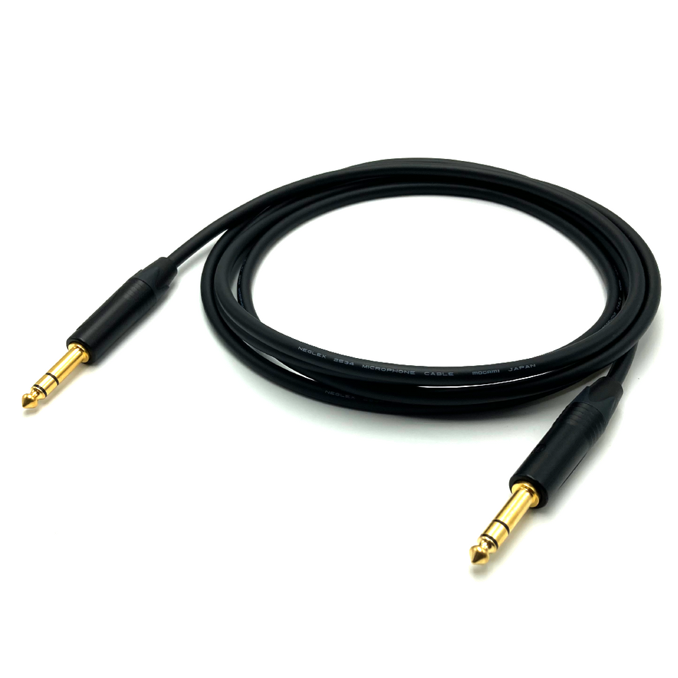 Mogami Neglex Quad 1/4" TRS Cable - Straight to Straight