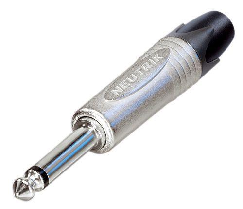 Neutrik 1/4" Straight Instrument Plug - Nickel