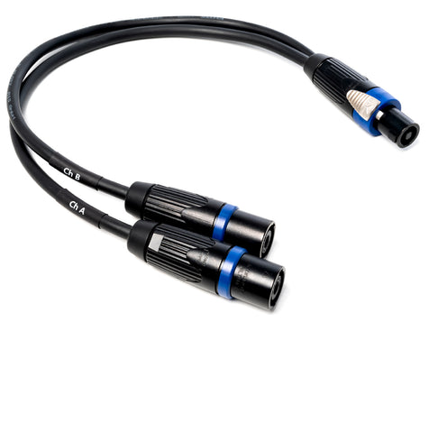 NL4 Speaker Cable Splitter 2.5 mm²