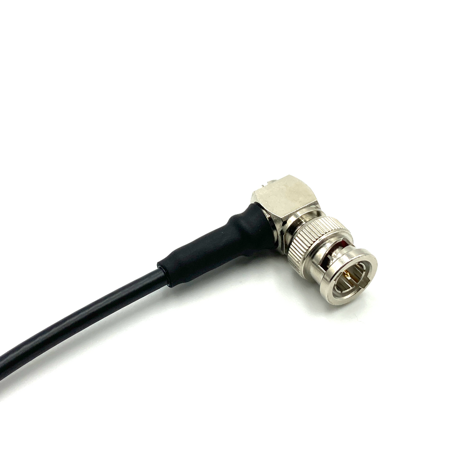 12G SDI Right Angle Male BNC to Female BNC Video Cable